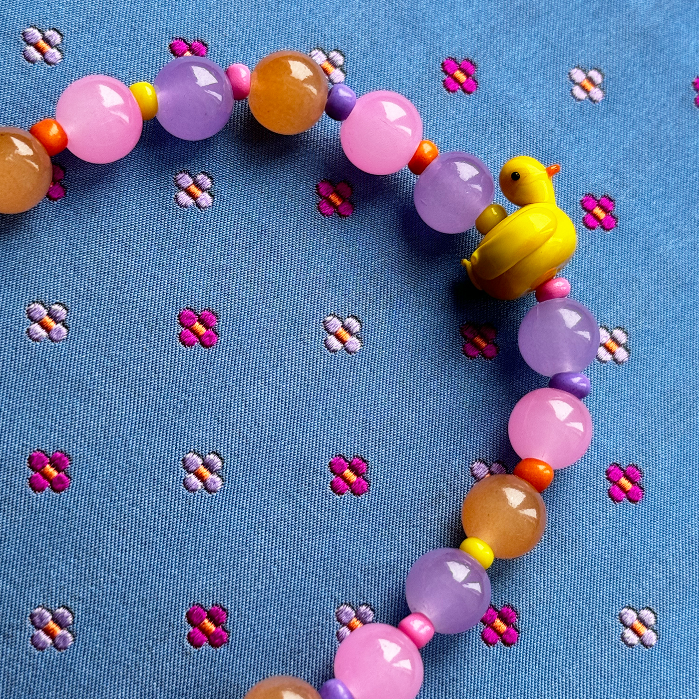 Peachy Quack Necklace