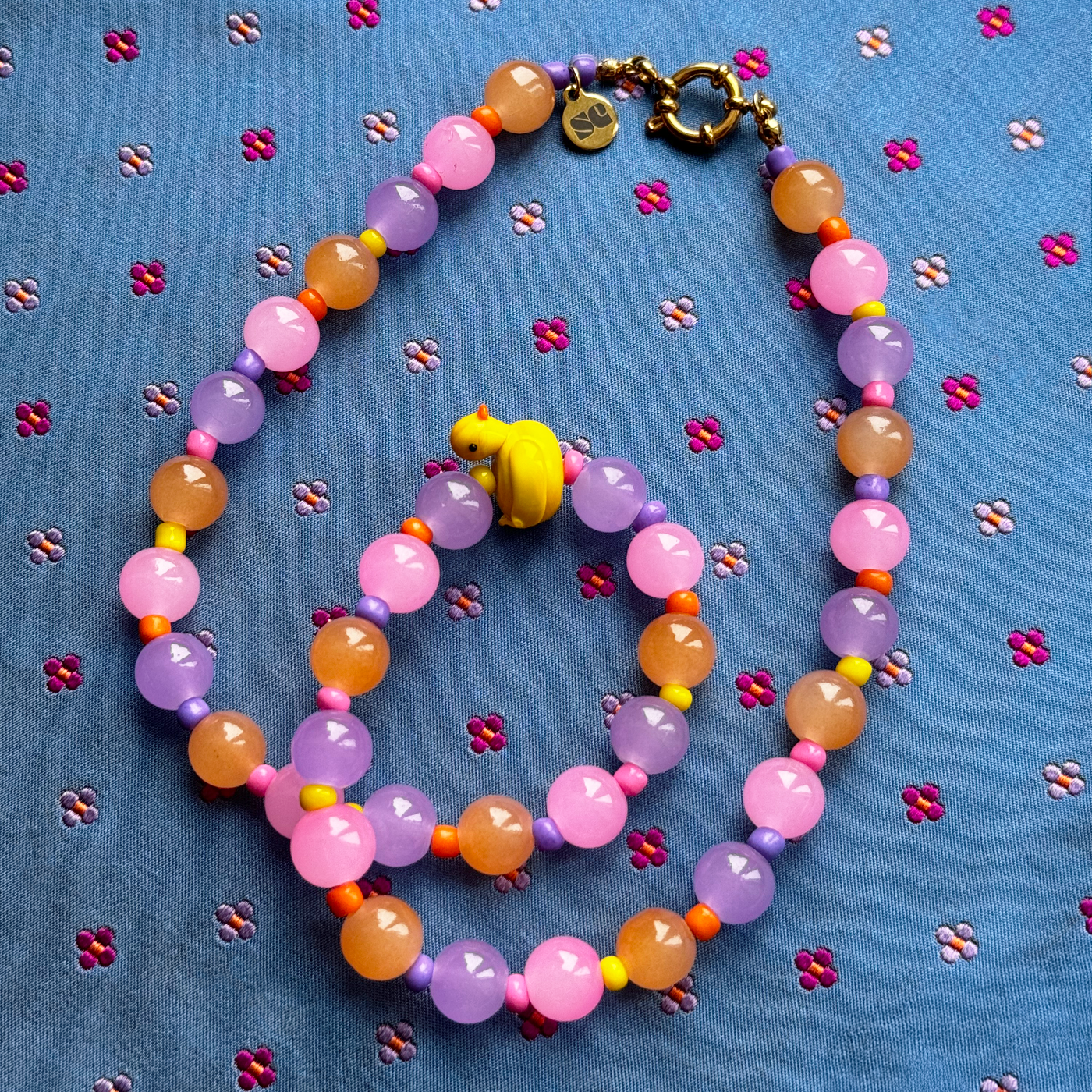 Peachy Quack Necklace