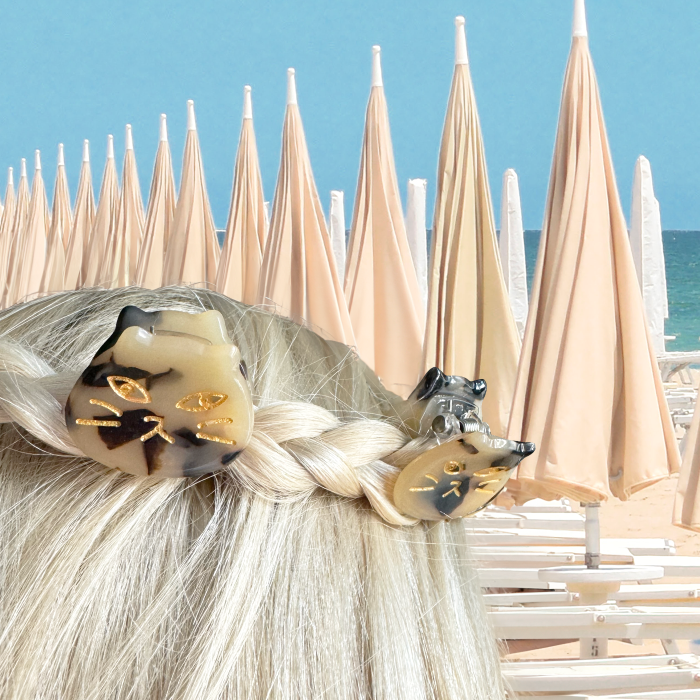 Tiny Kitty Hair Clip