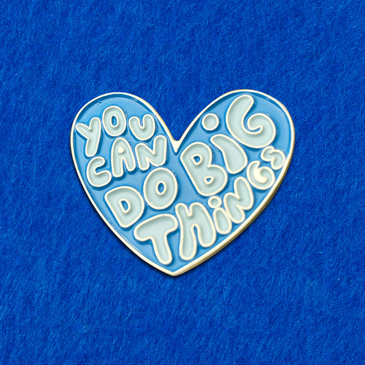 Big Things Enamel Pin